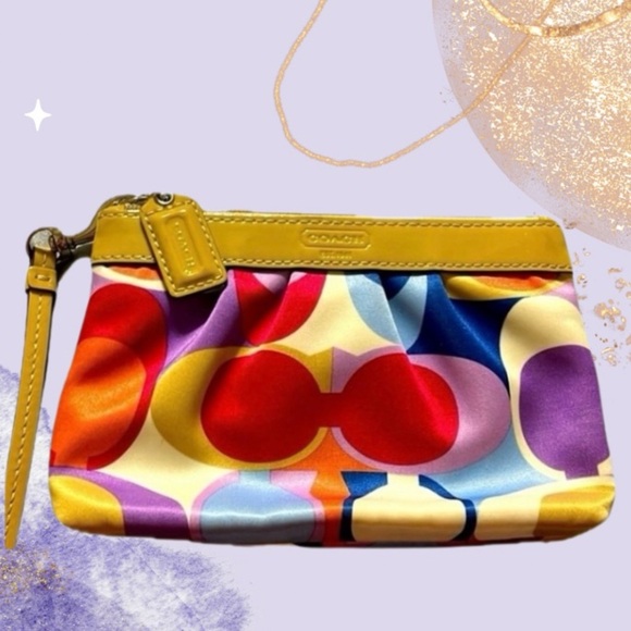 Coach Poppy Wristlet Purse, Vintage - Picture 1 of 13